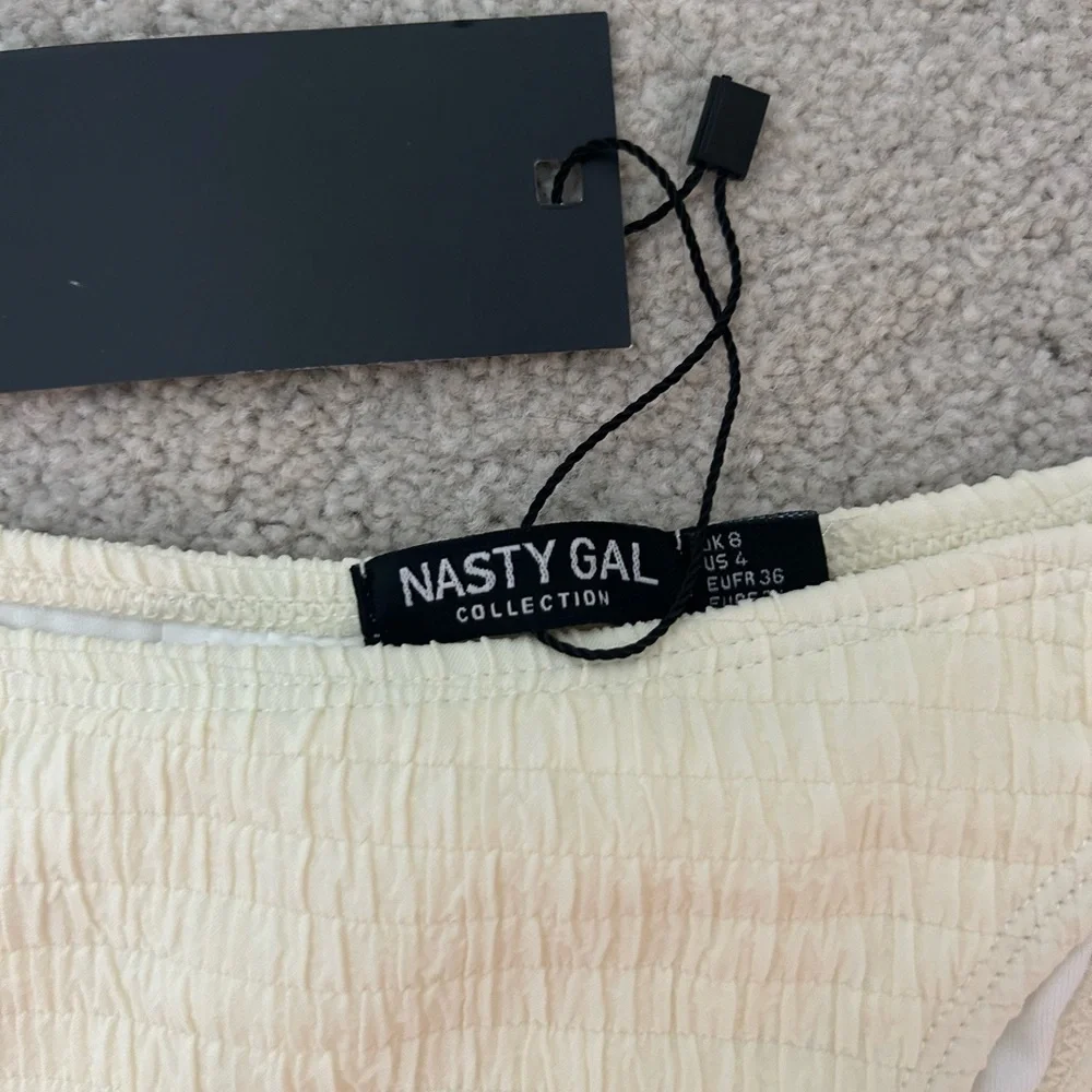 Nasty Gal Textured Cream Bikini - Picture 3 of 3